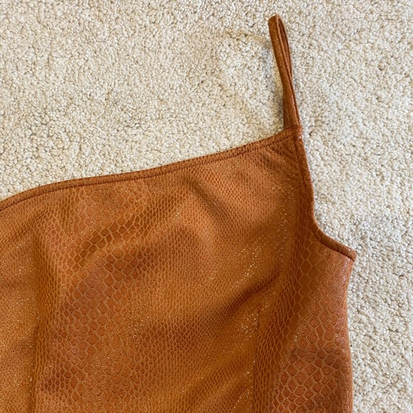 Urban Outfitters one-shoulder snakeskin dress - Picture 2 of 2